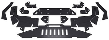 JCR オフロード ジープ Grand チェロキー ZJ DIY ウインチバンパー 溶接組立キット 1993-1998