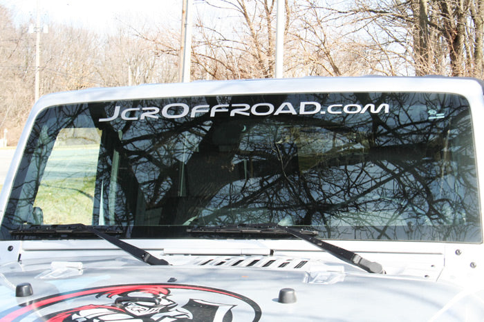 JCR オフロード ウィンドシールドバナー (ステッカー)