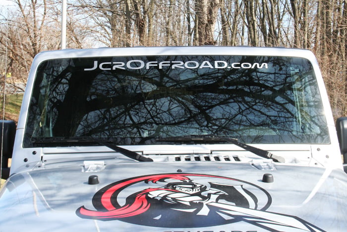 JCR オフロード ウィンドシールドバナー (ステッカー)