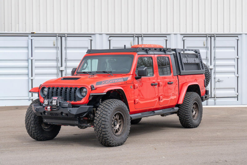 JCR オフロード JT ヘビーデューティー荷台ラック (Jeep グラジエーター 2020-2026)