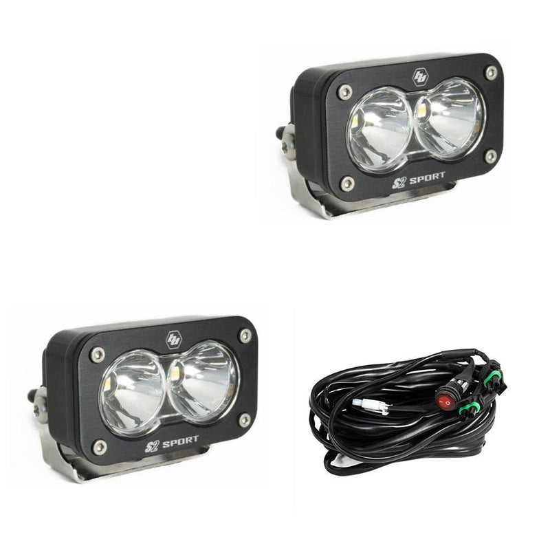 バハデザインズ S2 Sport ブラック LED 補助ライト 2個セット