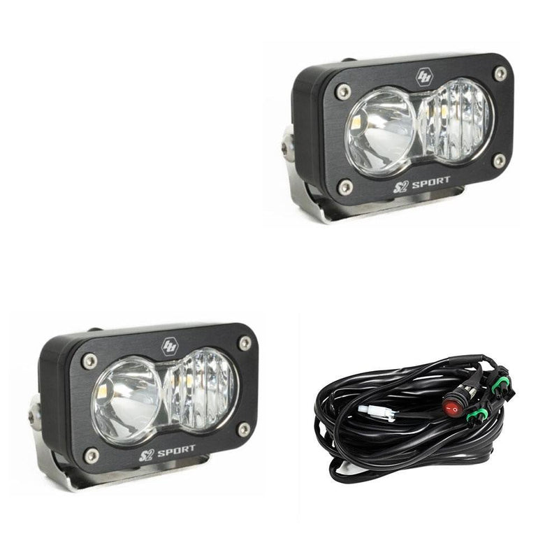 バハデザインズ S2 Sport ブラック LED 補助ライト 2個セット