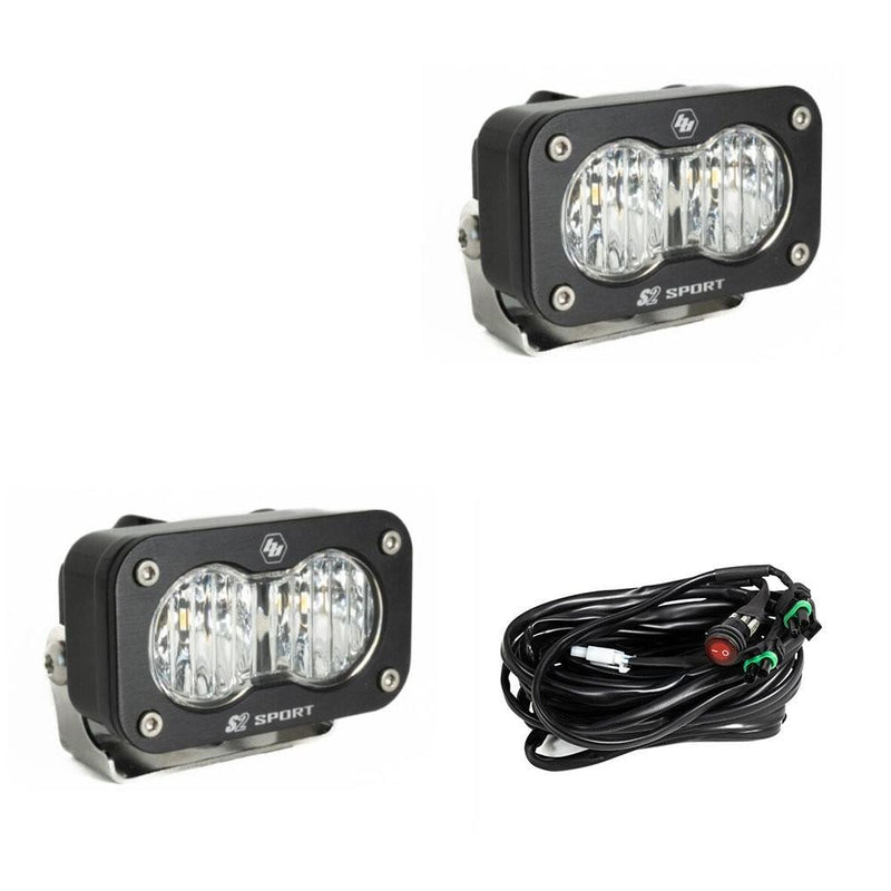 バハデザインズ S2 Sport ブラック LED 補助ライト 2個セット