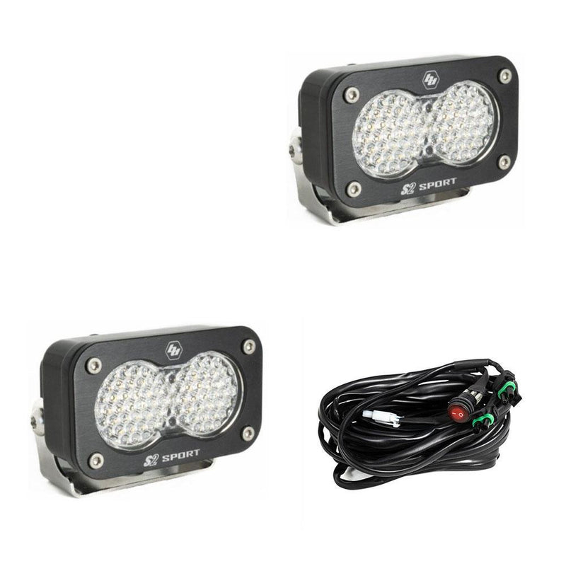 バハデザインズ S2 Sport ブラック LED 補助ライト 2個セット
