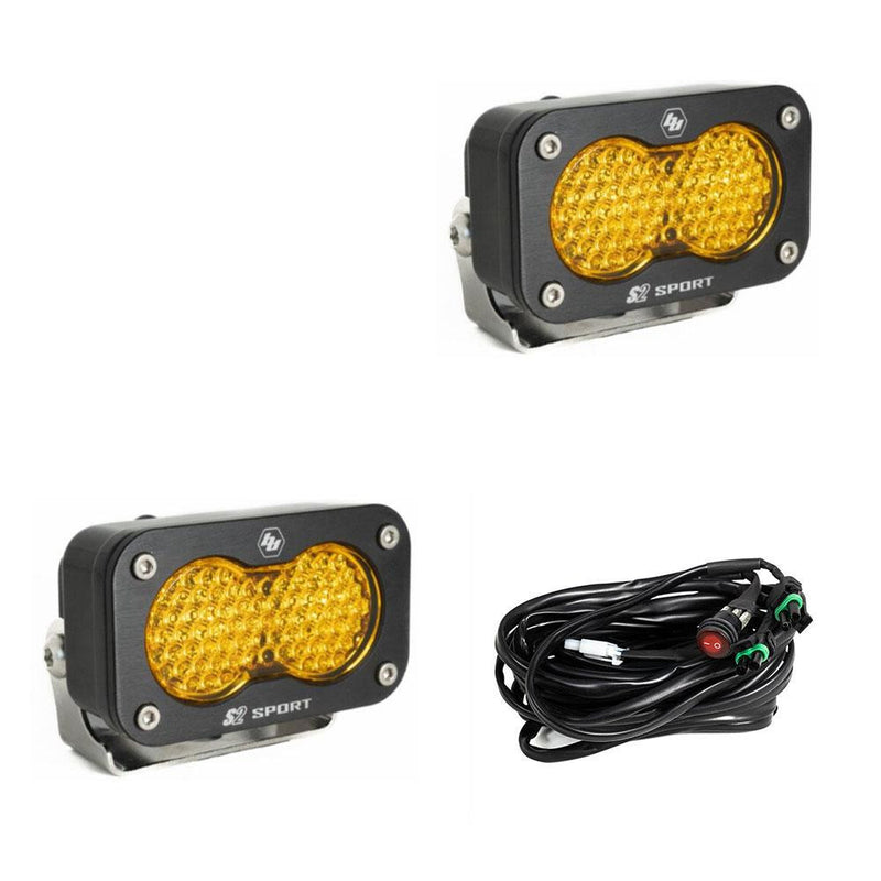 バハデザインズ S2 Sport ブラック LED 補助ライト 2個セット