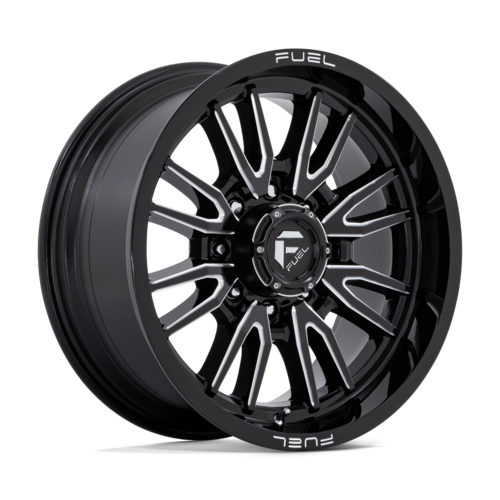 フューエルオフロード D761 CLASH ホイール 20x9 8x180 オフセット+1 センターボア124.2mm ブラック