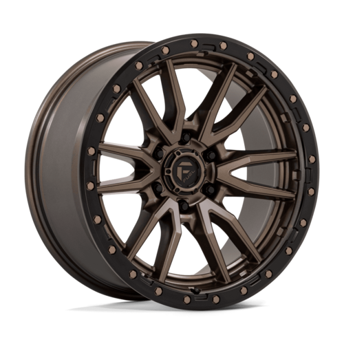 フューエルオフロード D681 REBEL ホイール 20x9 / 6x139.7 / オフセット +1 マットブロンズ&ブラック