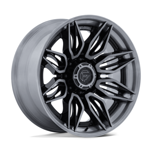 フューエルオフロード FC404 MUTINY ホイール 22x10 8x170 オフセット-18 グロスブラックブラッシュドダーク