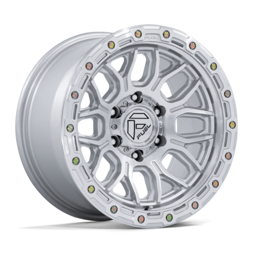 フューエルオフロード FC881 SURGE ホイール 20x9 8x180 オフセット+20 グロスシルバー/マシンド
