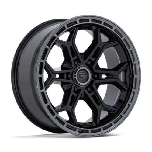 フューエルオフロード FC896 HEATHEN ホイール 20x9 6x135 オフセット+1 グロスブラック/グロスメタルリップ