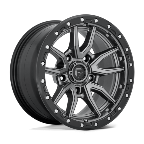 フューエルオフロード D680 REBEL ホイール 18x9 / 5x139.7 / オフセット -12 / マットガンメタル+ブラックリング
