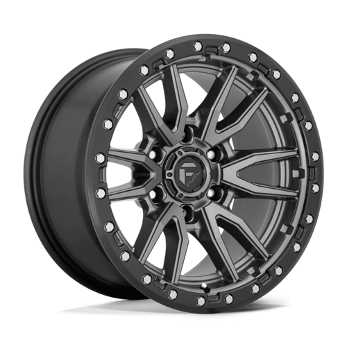 フューエルオフロード D680 REBEL ホイール 18x9 6x139.7 オフセット -12 マットガンメタル/ブラック
