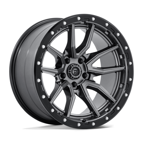 フューエルオフロード D680 REBEL ホイール 20x10 5x139.7 オフセット -18 マットガンメタル/ブラックリング