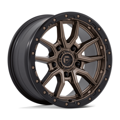 フューエルオフロード D681 REBEL ホイール 17x9 5x127 オフセット+1 マットブラック/ブロンズリング