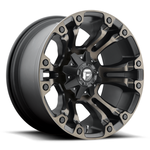 フューエルオフロード D569 VAPOR ホイール 18x9 8x165.1 オフセット+20 マットブラック/ダークティント