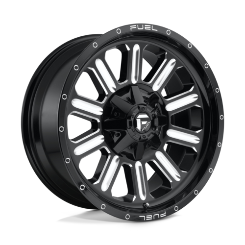 フューエルオフロード D620 HARDLINE ホイール 20x9 8x180 オフセット+1 センターボア124.2 ブラック
