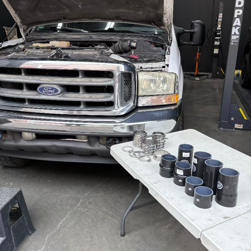 S&B ホット&コールドサイドブートキット フォード F250/F350 7.3L Powerstroke 1999.5-2003