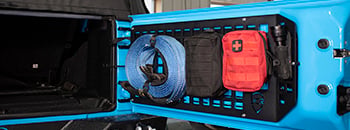 JCR オフロード ジープ ラングラー JK テールゲート MOLLE パネル リアハッチ収納 2007-2018
