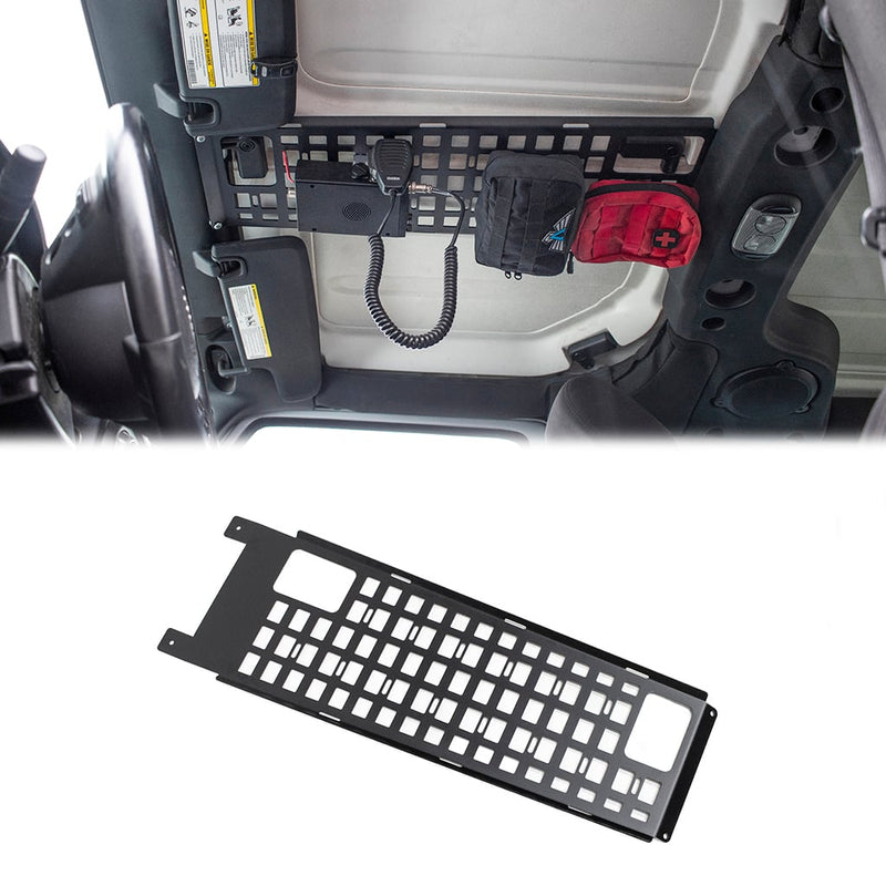 JCR オフロード ジープ ラングラー JK オーバーヘッドMOLLEパネル 2007-2018