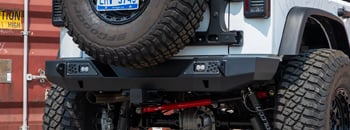 JCR オフロード Crusader ラングラー JK リアバンパー ミッドワイド