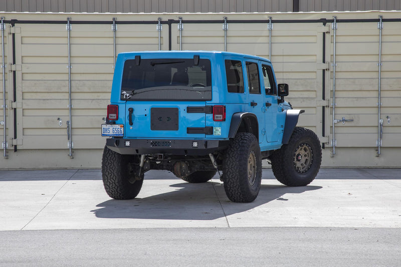 JCR オフロード Vanguard リアバンパー ジープ ラングラー JK 2007-2018