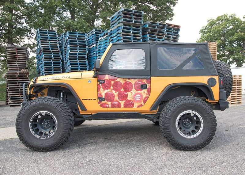 JCR オフロード ジープ ラングラー JK/JKU リアインナーフェンダーキット アルミ製 2007-2018
