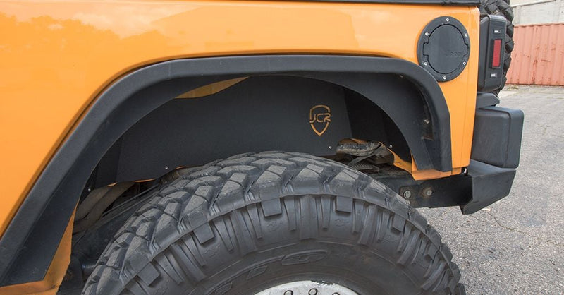 JCR オフロード ジープ ラングラー JK/JKU リアインナーフェンダーキット アルミ製 2007-2018