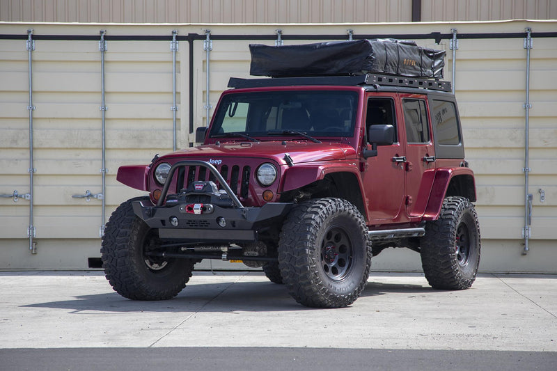 JCR オフロード Crusader ミッドワイドフロントウインチバンパー ジープ ラングラー JK/JL・グラジエーター JT