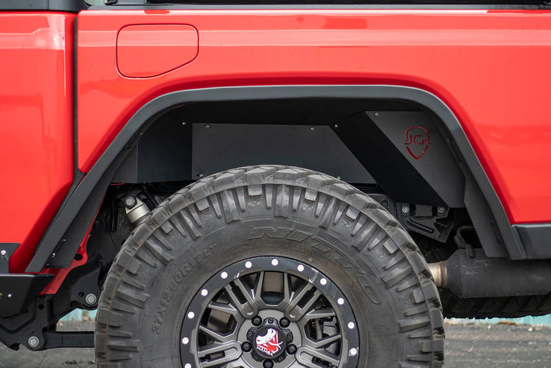 JCR オフロード ジープ Gladiator JT リアインナーフェンダーキット アルミ製 ペア
