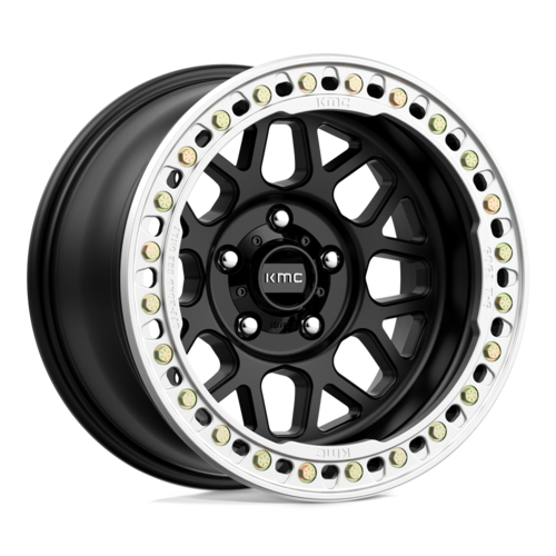KMC KM235 GRENADE CRAWL BEADLOCK 18×9 5×127 オフセット-24 サテンブラック
