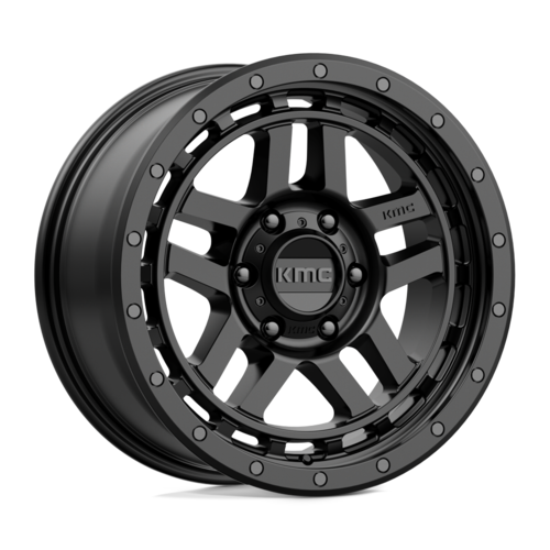 KMC KM540 RECON 18×8.5 6×139.7 セミグロスブラック オフセット+18mm