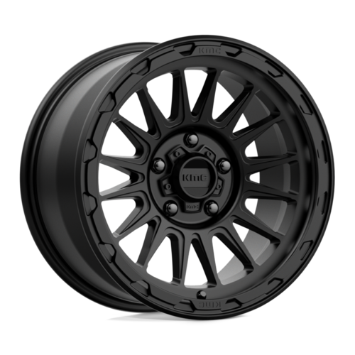 KMC KM542 IMPACT 17×9 5×127 セミグロスブラック オフセット+18mm