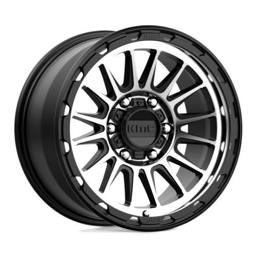 KMC KM542 IMPACT 17×9 6×114.3 サテンブラックマシード オフセット+18mm