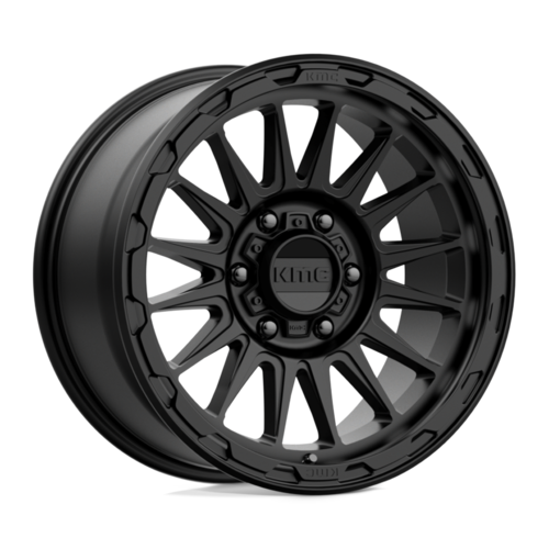 KMC KM542 IMPACT 18×9 6×114.3 サテンブラック オフセット+18 センターボア66.1mm
