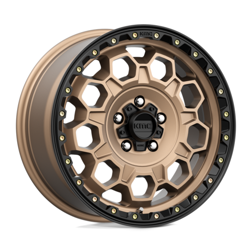 KMC KM545 TREK ホイール 17×8 5×114.3 マットブロンズ/ブラック オフセット+35