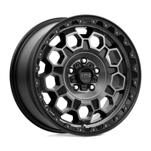 KMC KM545 TREK ホイール 17×9 5×127 オフセット -12 サテンブラック