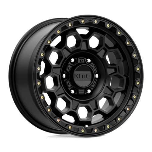 KMC KM545 TREK ホイール 17x9 6x139.7 オフセット0 サテンブラック