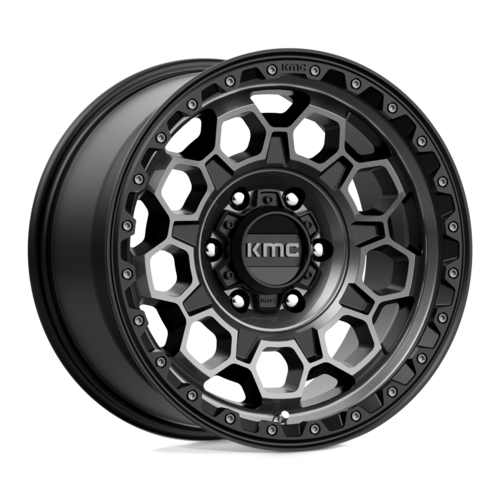 KMC KM545 TREK ホイール 17×9 6穴 139.7mm オフセット0 サテンブラック