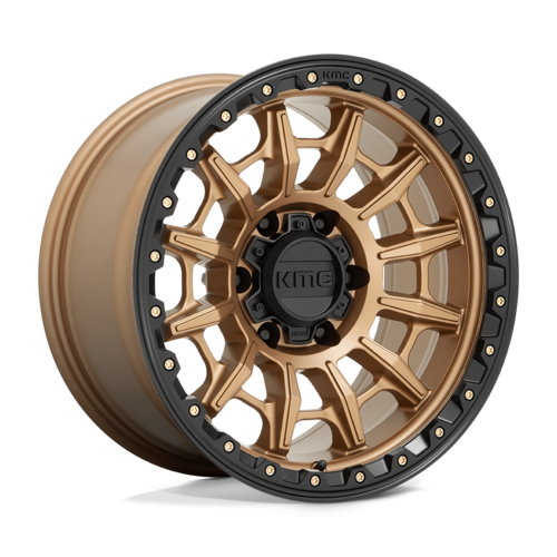 KMC KM547 CARNAGE 17×9 5×127 オフセット -12mm マットブロンズ/ブラックリップ