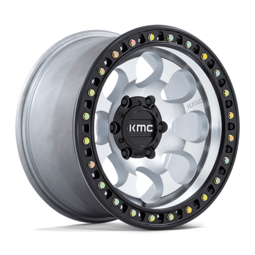 KMC KM550 RIOT 17×9 6×139.7 オフセット -12 マシンドブラック