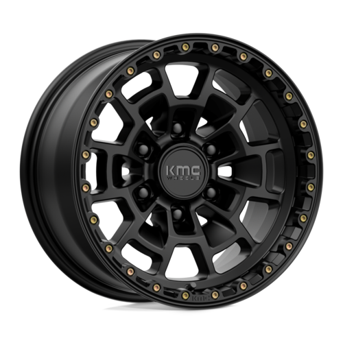 KMC KM718 SUMMIT 16×8 6×139.7 サテンブラック オフセット0