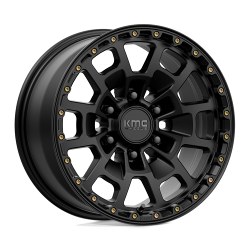 KMC KM718 SUMMIT 17×8.5 6×135 セミグロスブラック オフセット+18mm