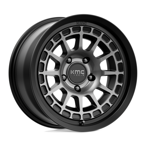KMC KM719 CANYON 17×8.5 5×127 オフセット0 セミグロスブラック