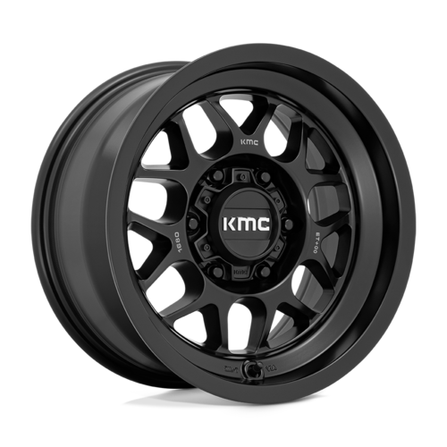 KMC KM725 TERRA ホイール 16×8 6穴 139.7 オフセット+0 サテンブラック