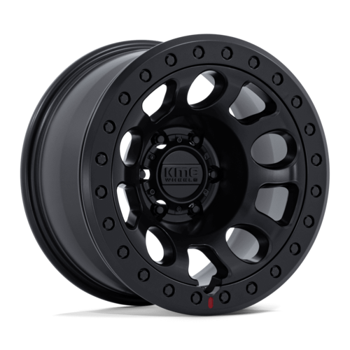KMC KM241 E25 BEADLOCK ホイール 17×9 5×127 オフセット -12 ブラックアウト