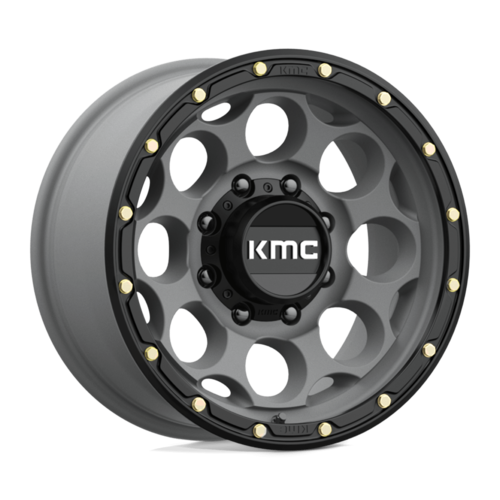 KMC KM541 DIRTY HARRY ホイール 17×8.5 / 8×165.1 / オフセット 0 / セミグロスグレー+ブラックリップ
