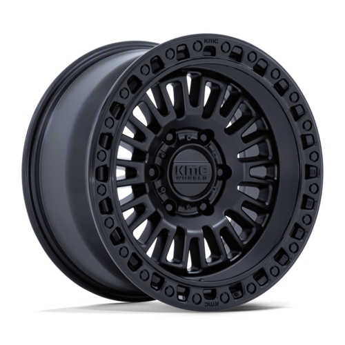 KMC KM554 AZTEC ホイール 17×8.5 6×114.3 オフセット+25 マットブラック/グレーラップ
