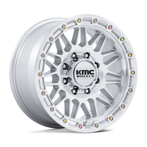 KMC KM555 ATTACK 18×9 8×165.1 オフセット+0 グロスシルバーマシン
