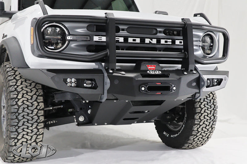 LOD Offroad フォード Bronco Black Ops ベースフロントバンパー フルウィング ベアスチール 2021+