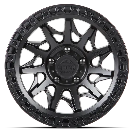 LOCK OFF-ROAD WHEEL | LUNATIC  MATTE BLACK